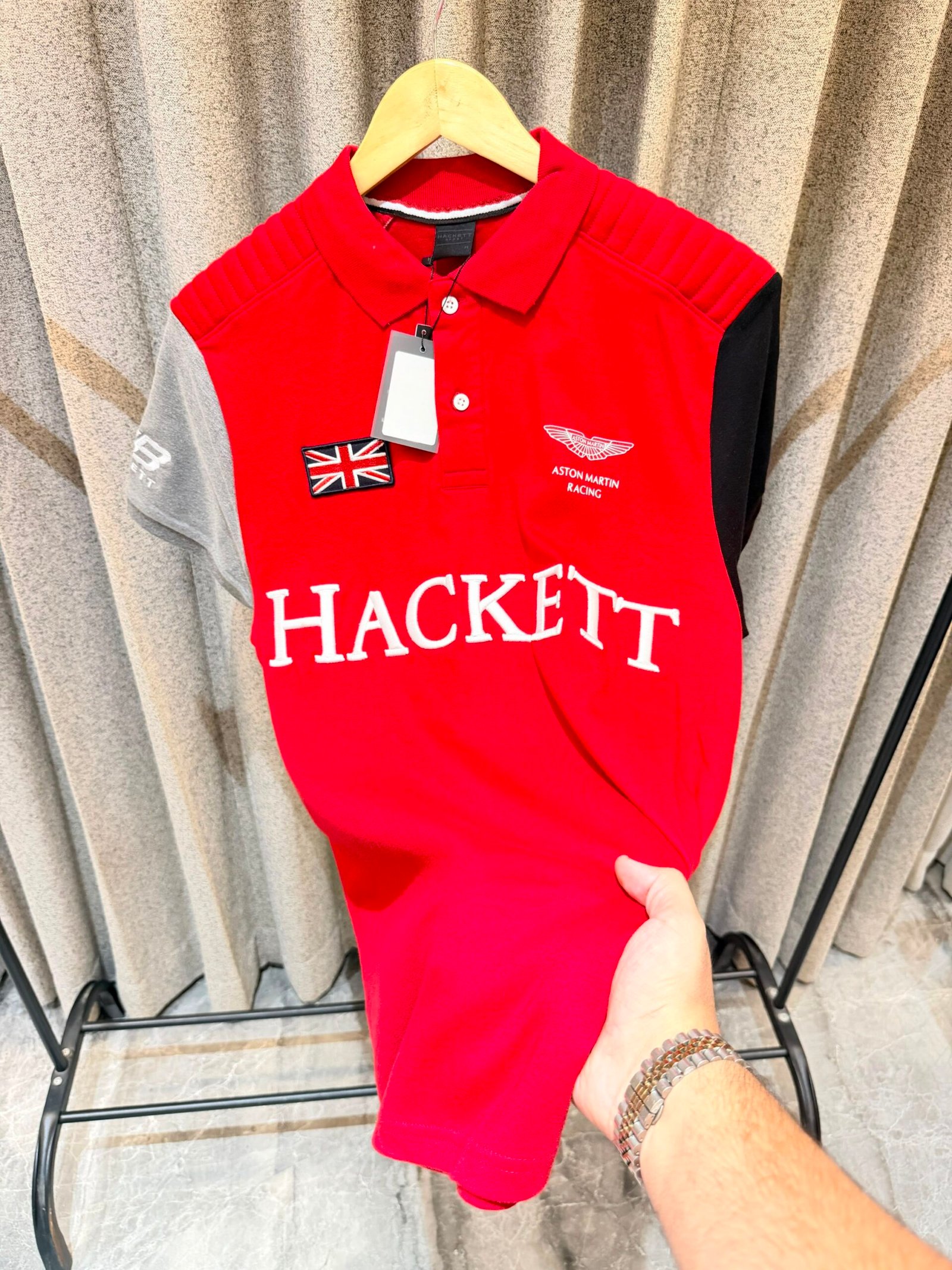 Hackett London Red Polo Shirt