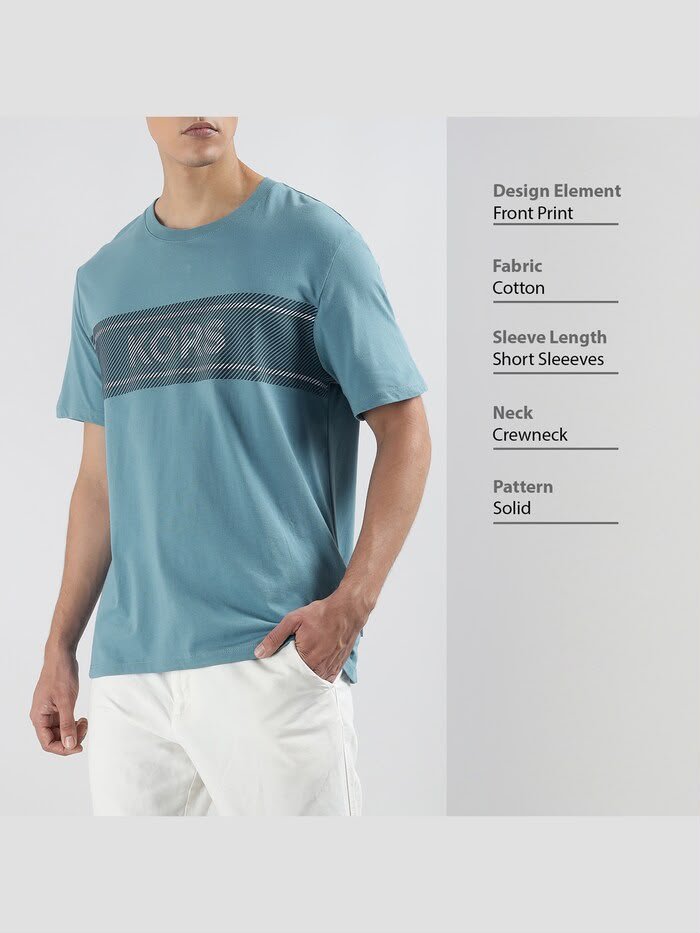 Teal Graphic T-Shirt