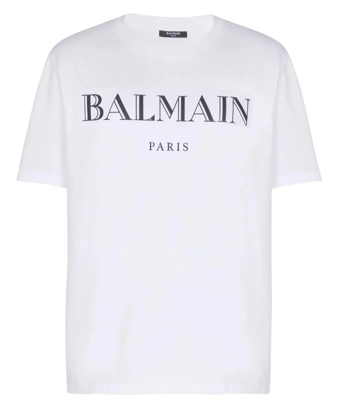 Balmain White Logo T-Shirt
