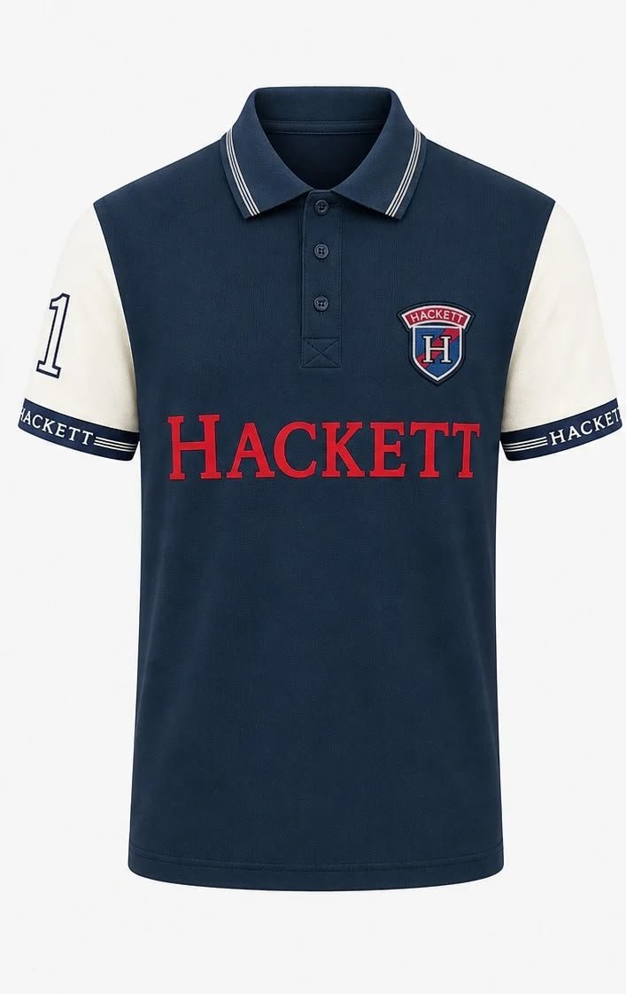 Haclett Contrast Polo Shirt