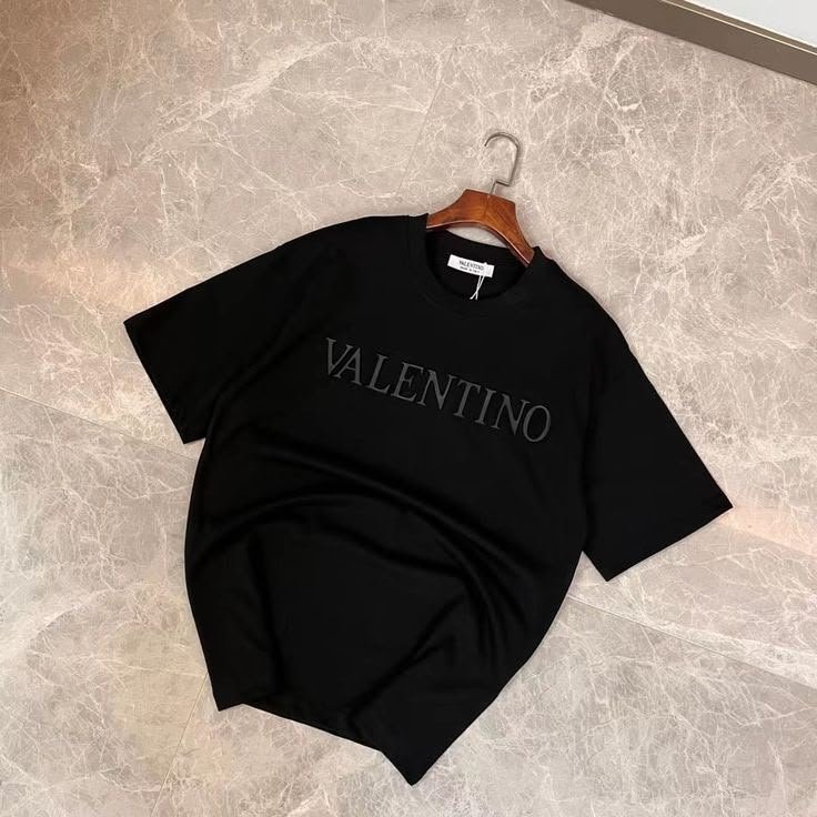 Black Valentino Logo T-Shirt