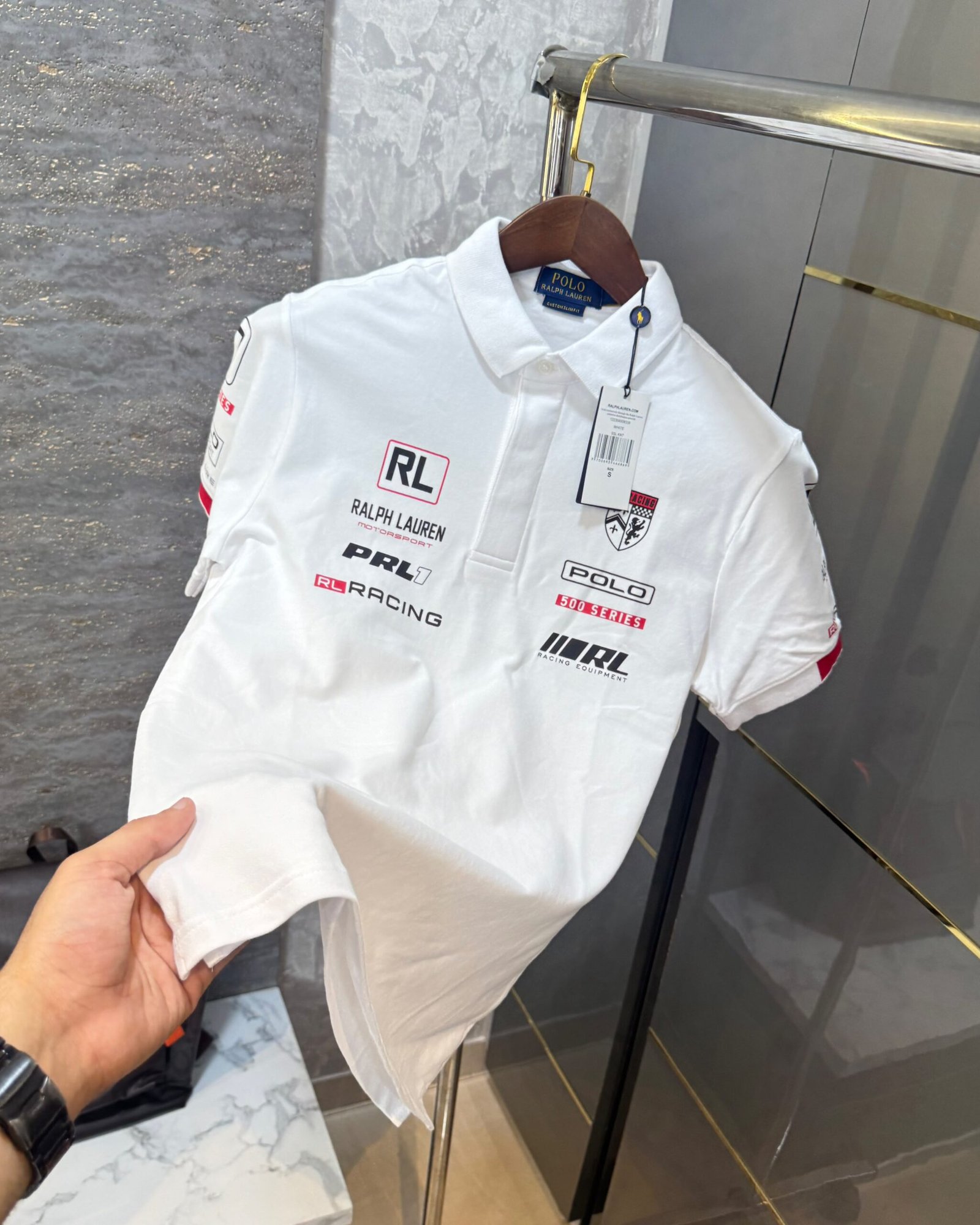 Porsche Slim Fit Stretch Polo T-Shirt