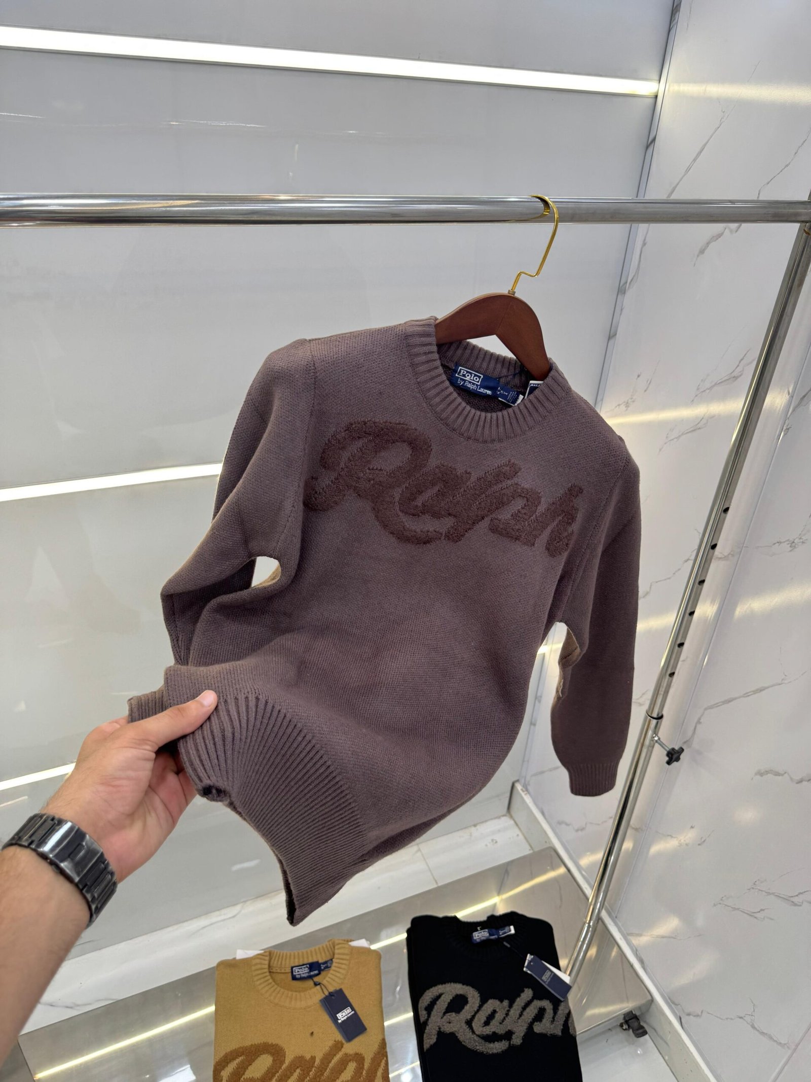 Polo Ralph Lauren Linen Blend Sweater Deckwash